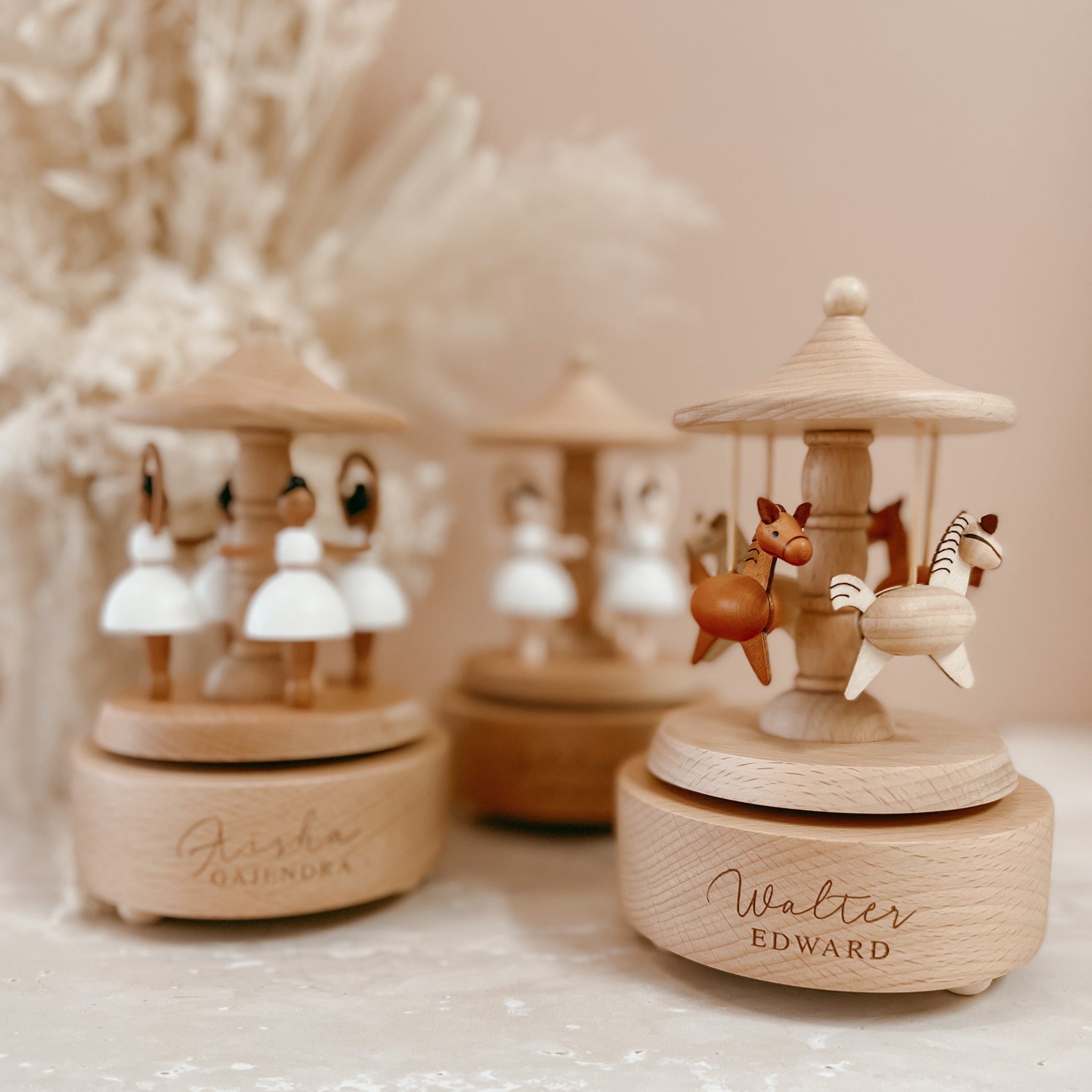 Wooden Musical Carousel