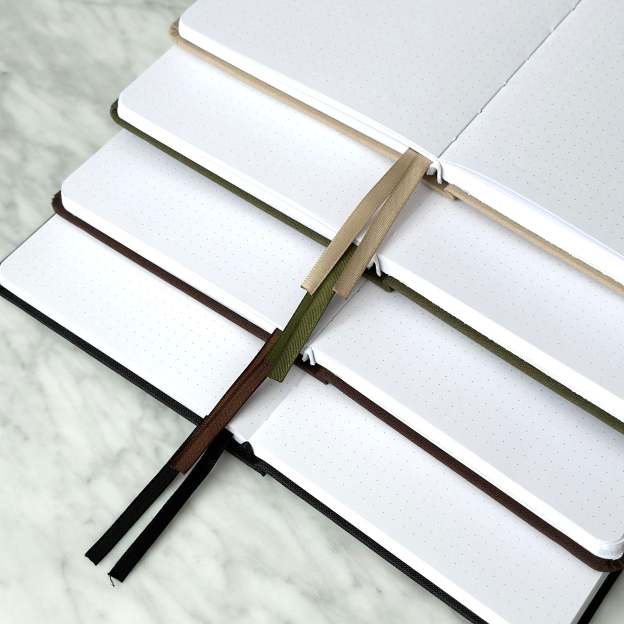 Hardcover Polka Dot Journal with Ties