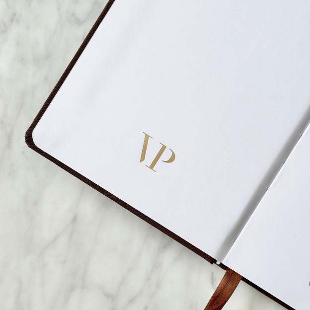 Hardcover Polka Dot Journal with Ties