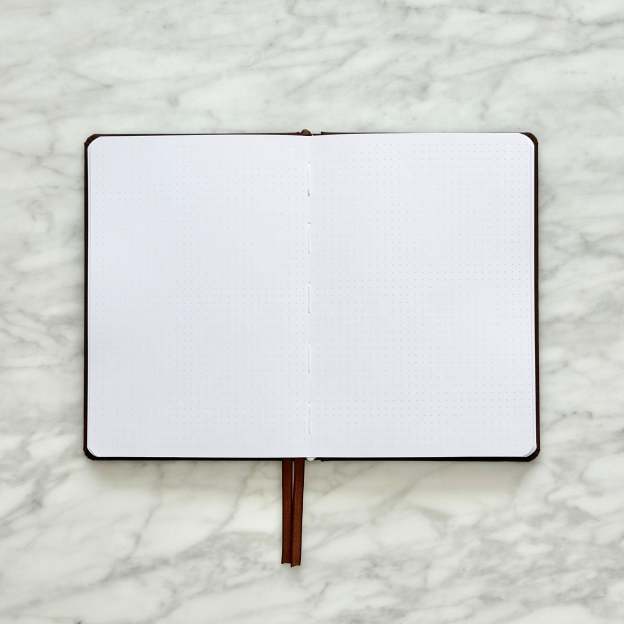 Hardcover Polka Dot Journal with Ties