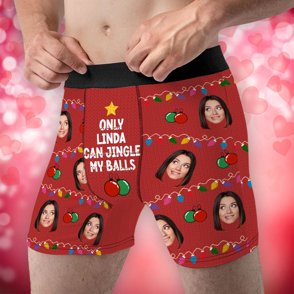My Balls - Personalized Photo Men's Boxer Briefs