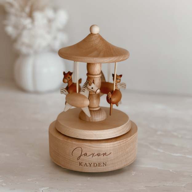 Wooden Musical Carousel