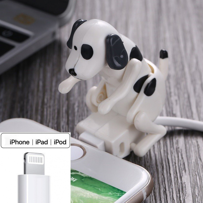 Moving Rogue Dog Cell Phone Data Charging Cable