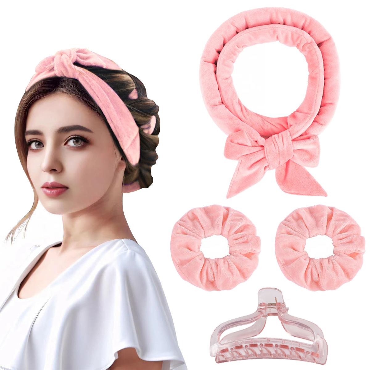 No Heat Hairdressing Big Wave Hair Curler