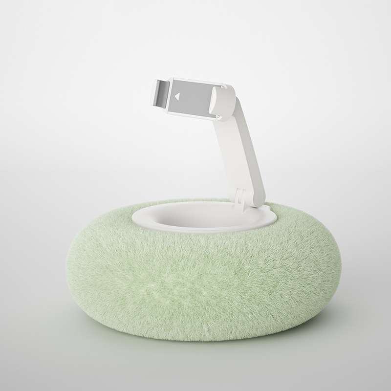 Cell Phone Holder Plush Pillow Holder