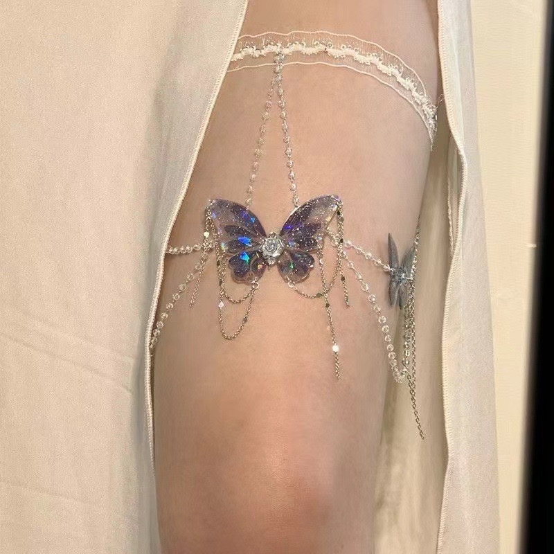 Butterfly Leg Chain Sexy Accessories