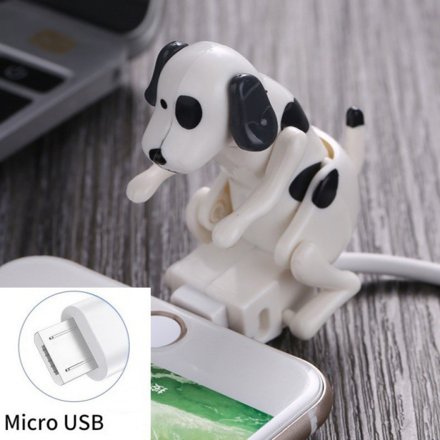 Moving Rogue Dog Cell Phone Data Charging Cable