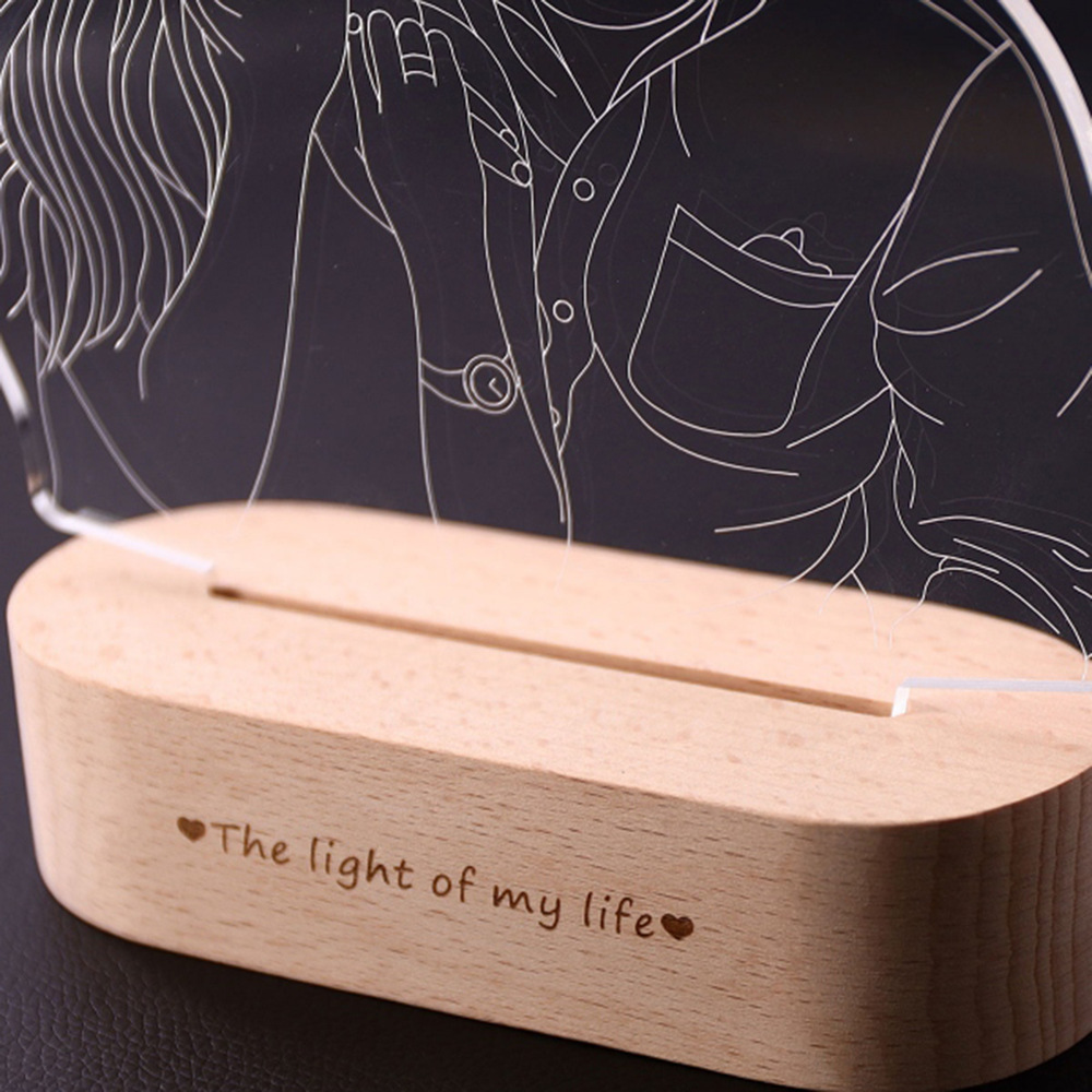 Creative 3D Night Light Holiday Gift DIY