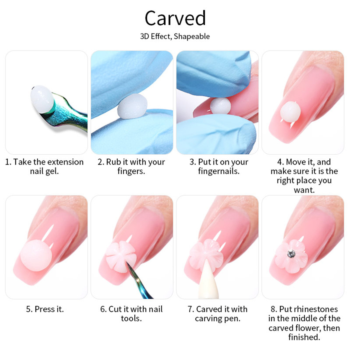 Solid Non-Stick Nail Art Sculpting Pincushion Nail Lacquer