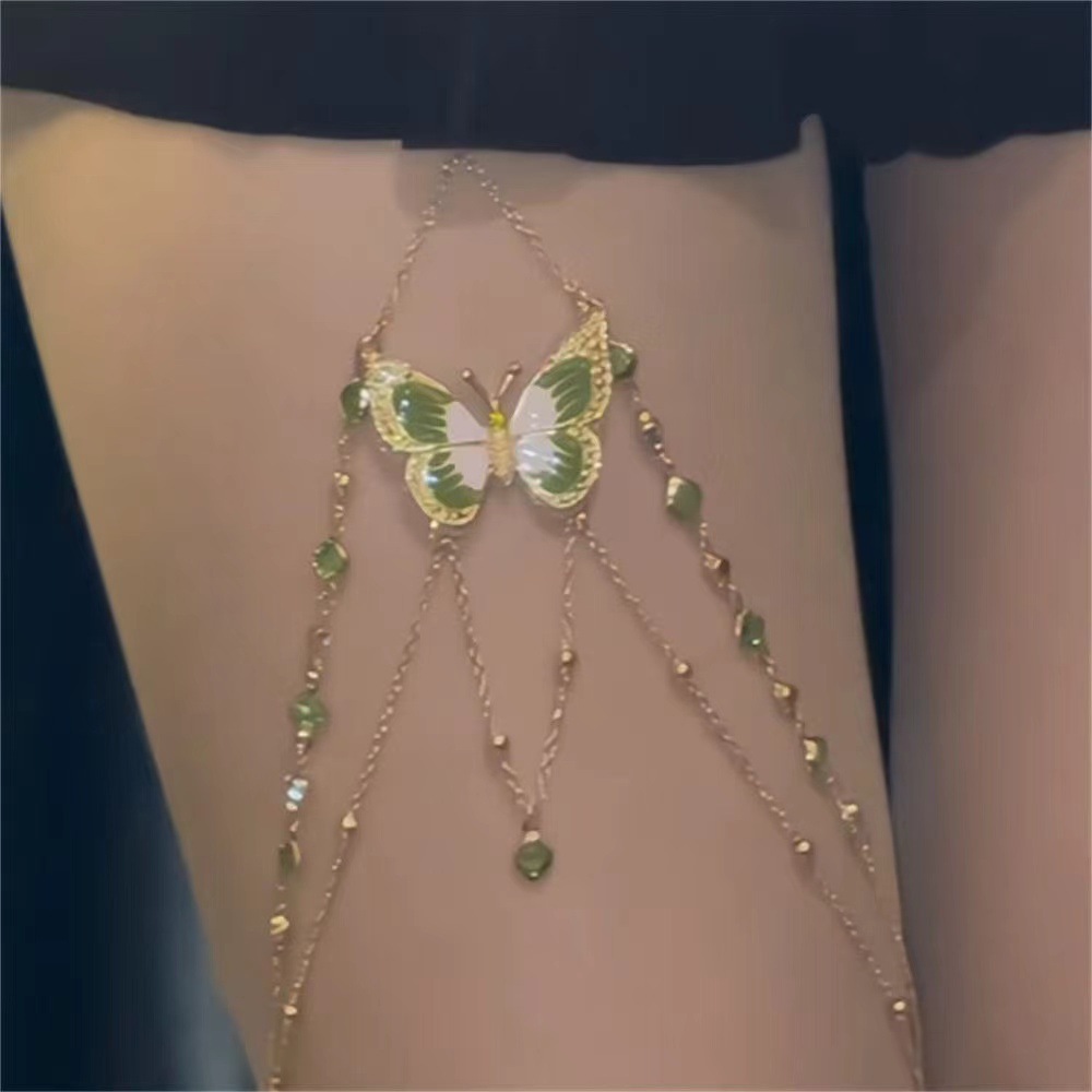 Butterfly Leg Chain Sexy Accessories