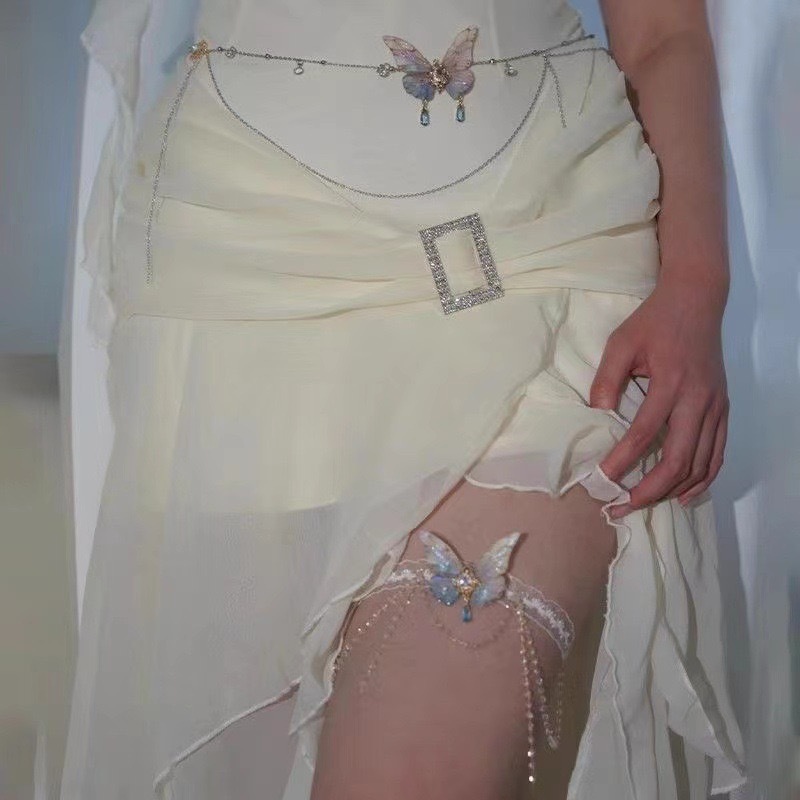 Butterfly Leg Chain Sexy Accessories