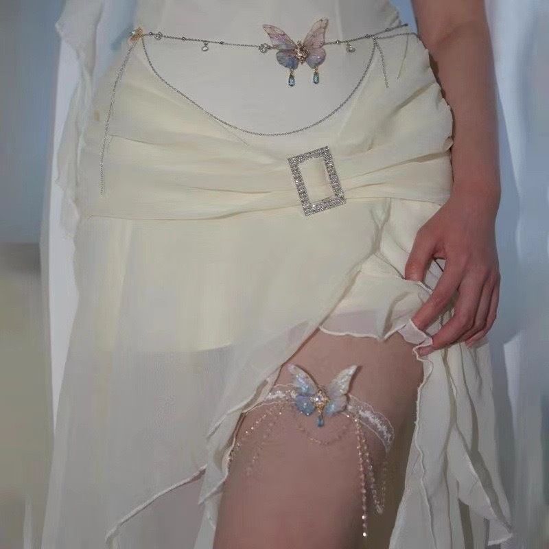 Butterfly Leg Chain Sexy Accessories
