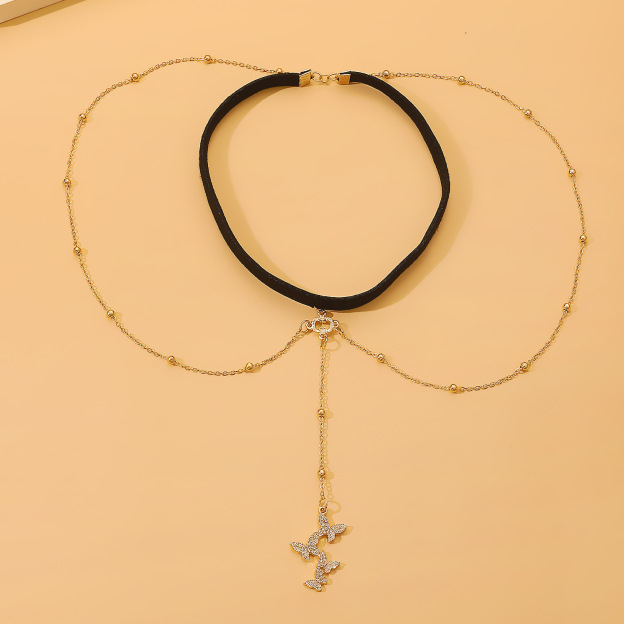Boho Butterfly Multi-Layered Leg Chain
