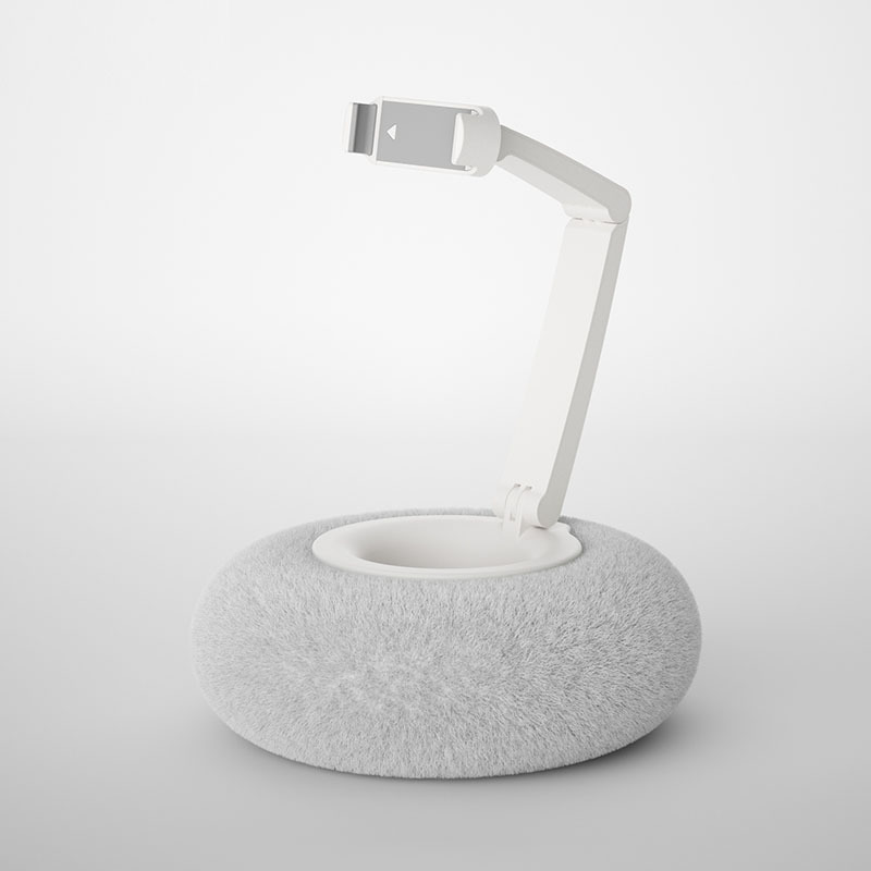 Cell Phone Holder Plush Pillow Holder