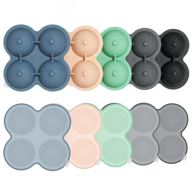 Party Bartender 4-piece Ice Mold Breast Shape Ice Box