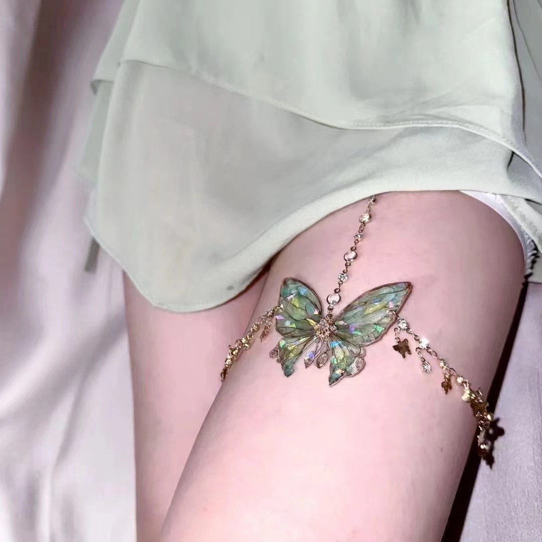 Butterfly Leg Chain Sexy Accessories