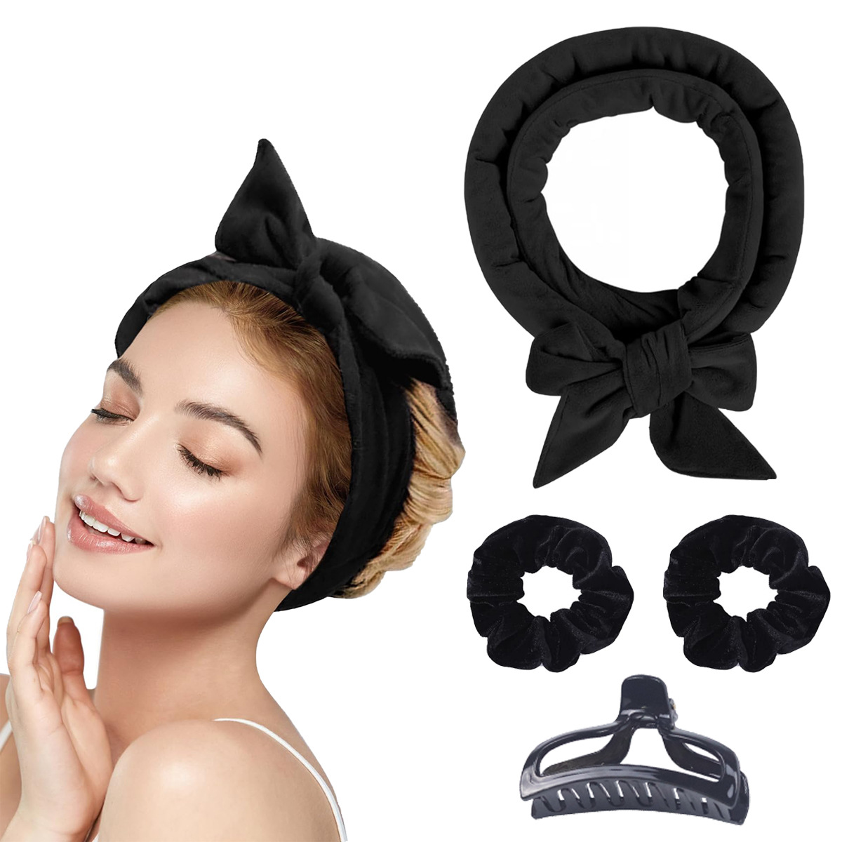 No Heat Hairdressing Big Wave Hair Curler