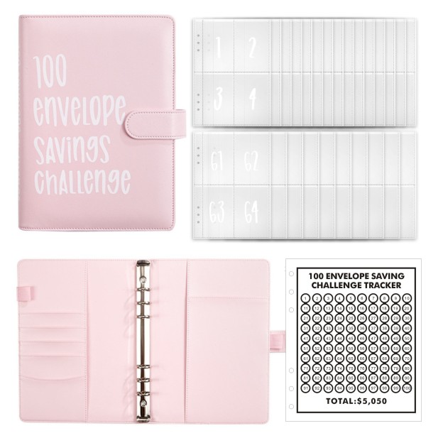 SAVINGS CHALLENGE BINDER-(1 BOOK)