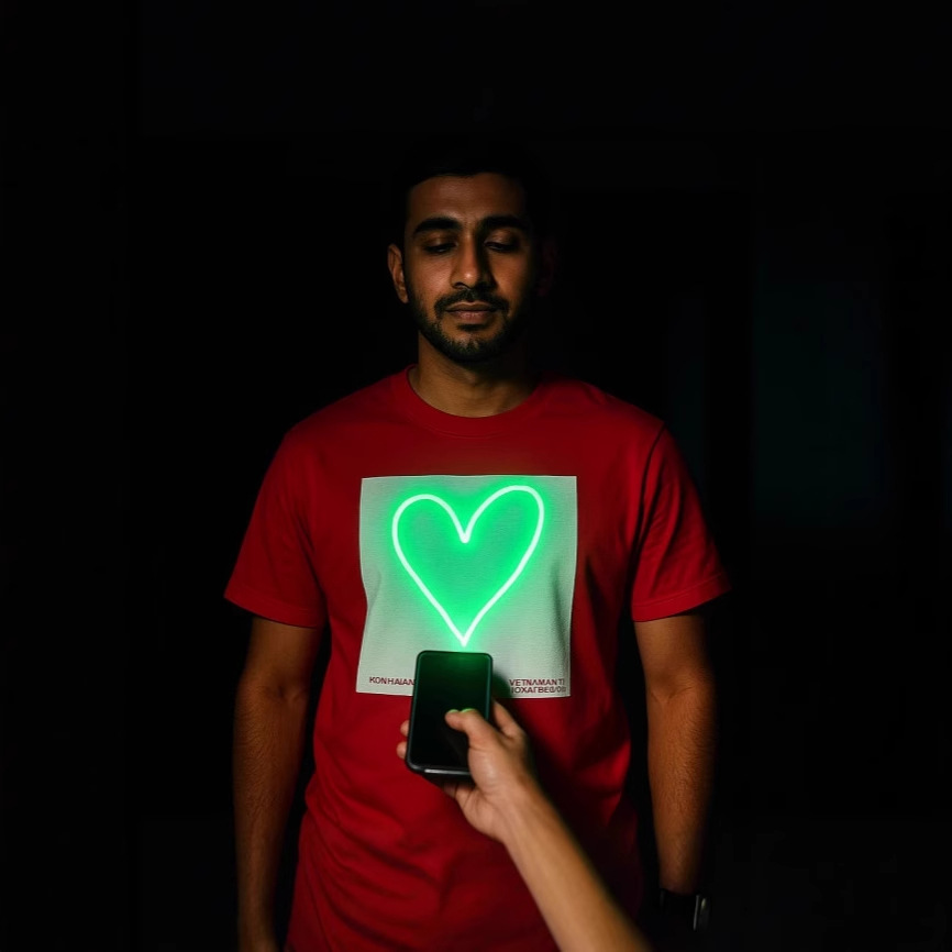 Painting Glow-in-the-Dark Drawing Board Short-Sleeve T-Shirt