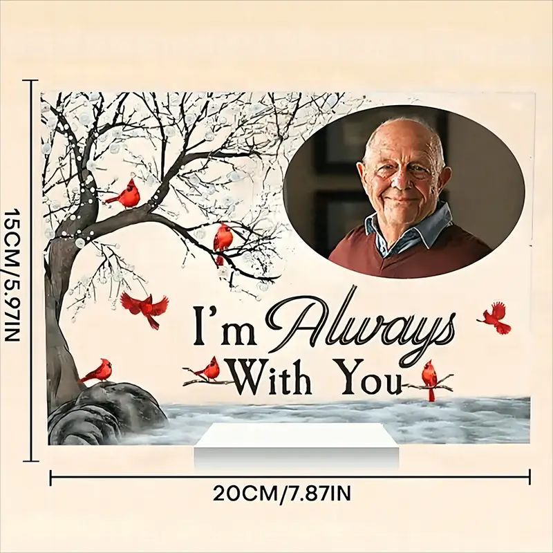 Memorial Gift Photo Frame with Base