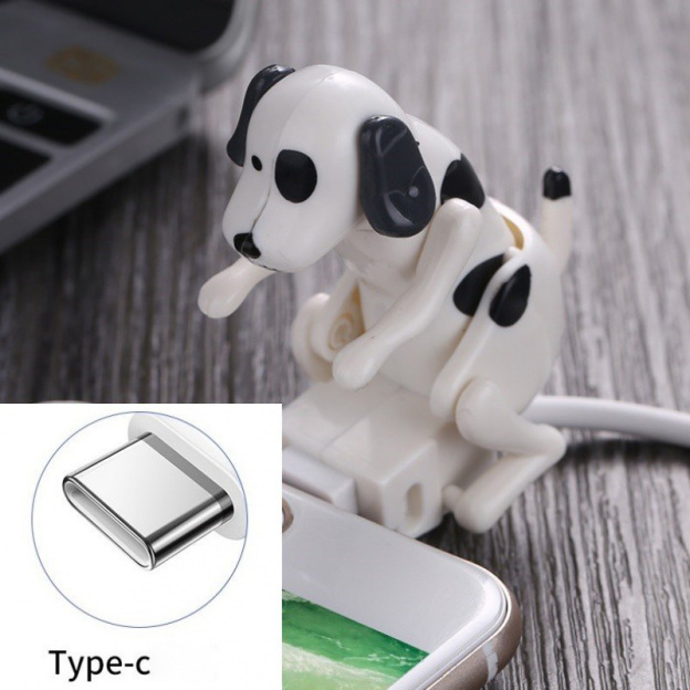 Moving Rogue Dog Cell Phone Data Charging Cable