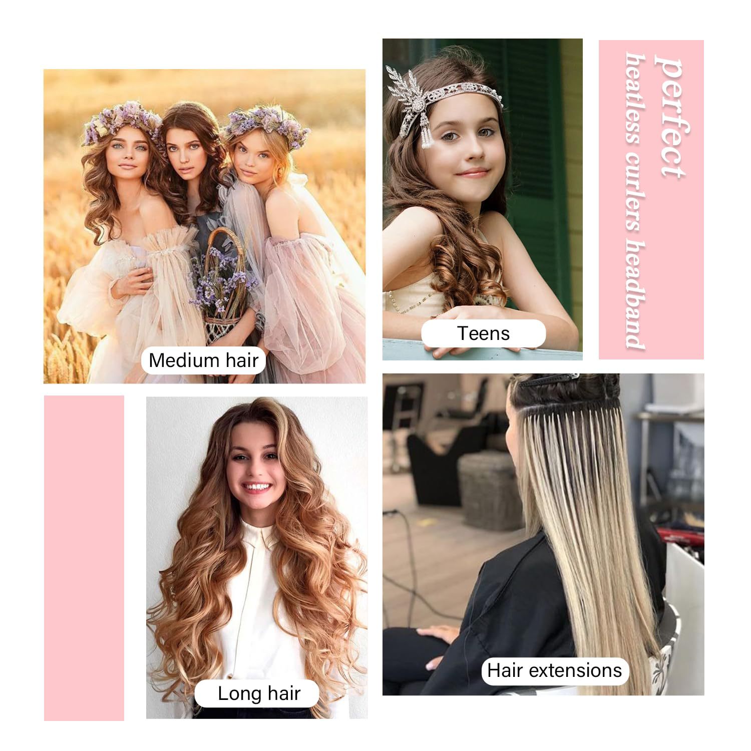 Heat Free Bow Lazy Curlers