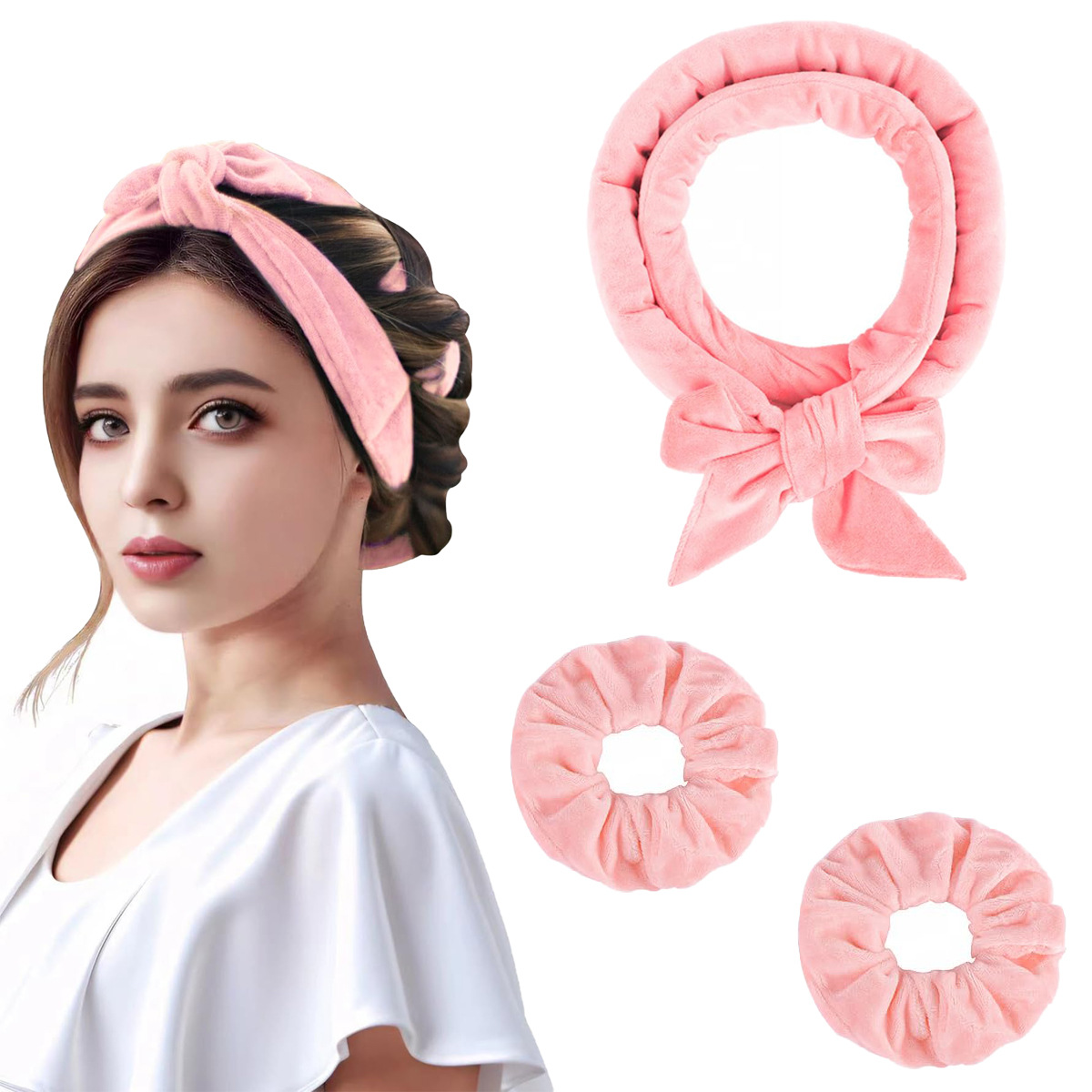 No Heat Hairdressing Big Wave Hair Curler