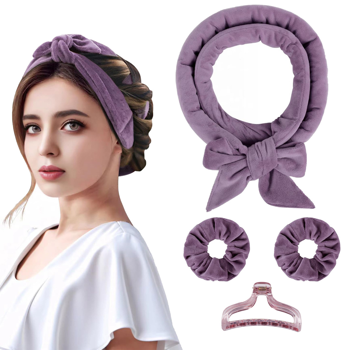 No Heat Hairdressing Big Wave Hair Curler