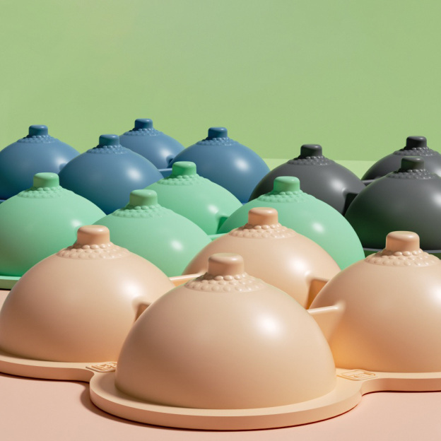 Party Bartender 4-piece Ice Mold Breast Shape Ice Box