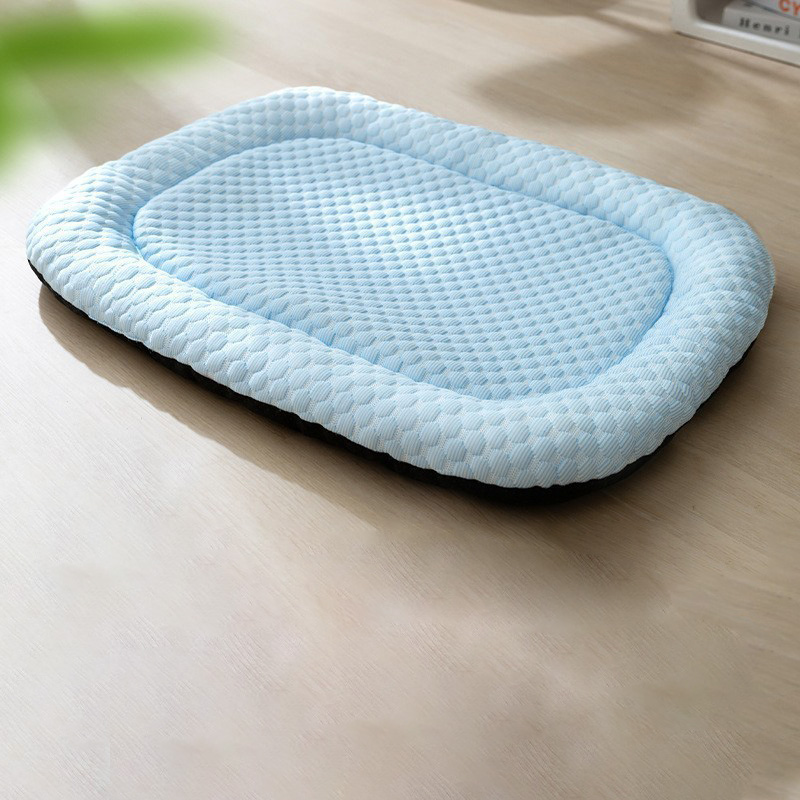 Removable and washable summer pet ice pad with pillow