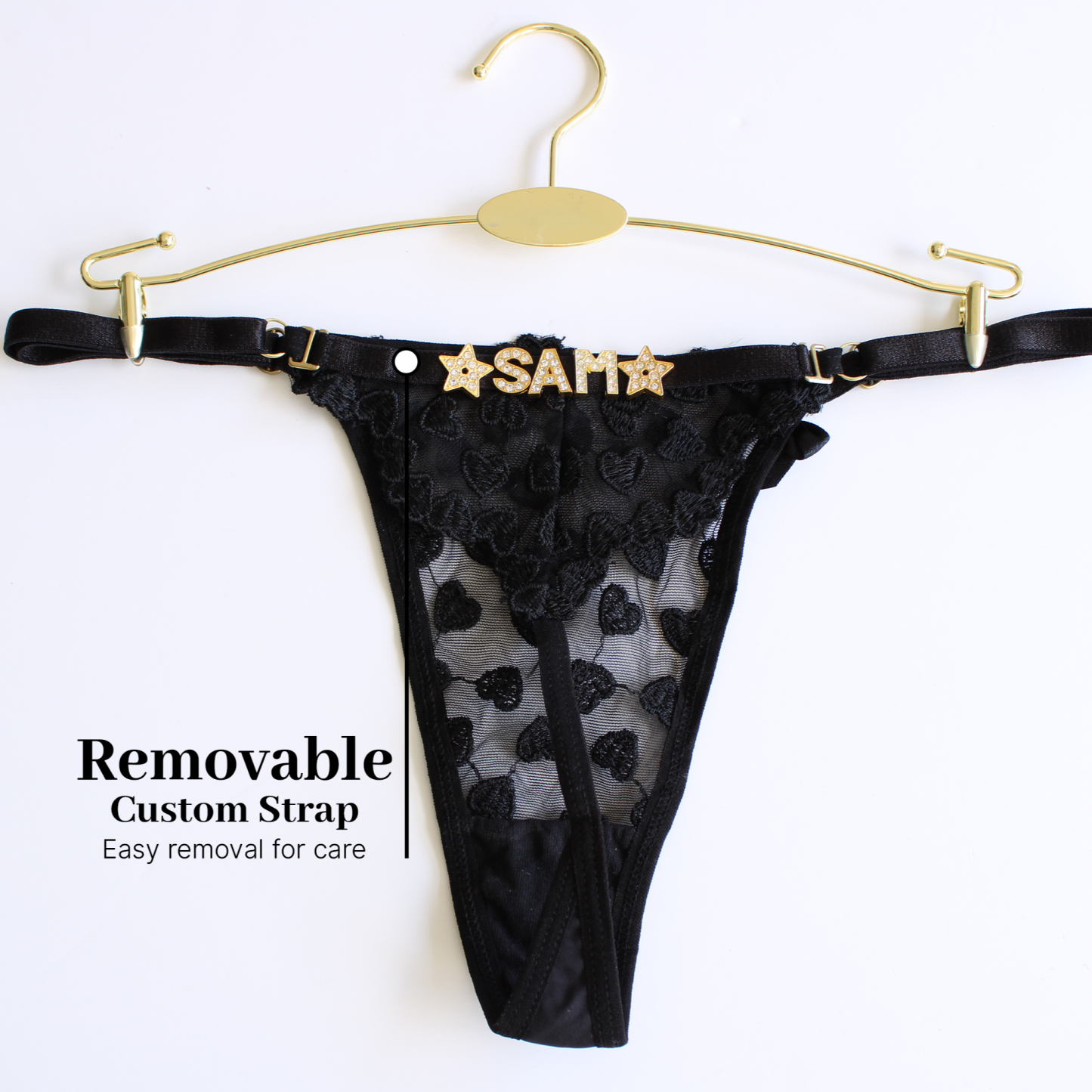 Custom Thong-Heart Shaped Thong