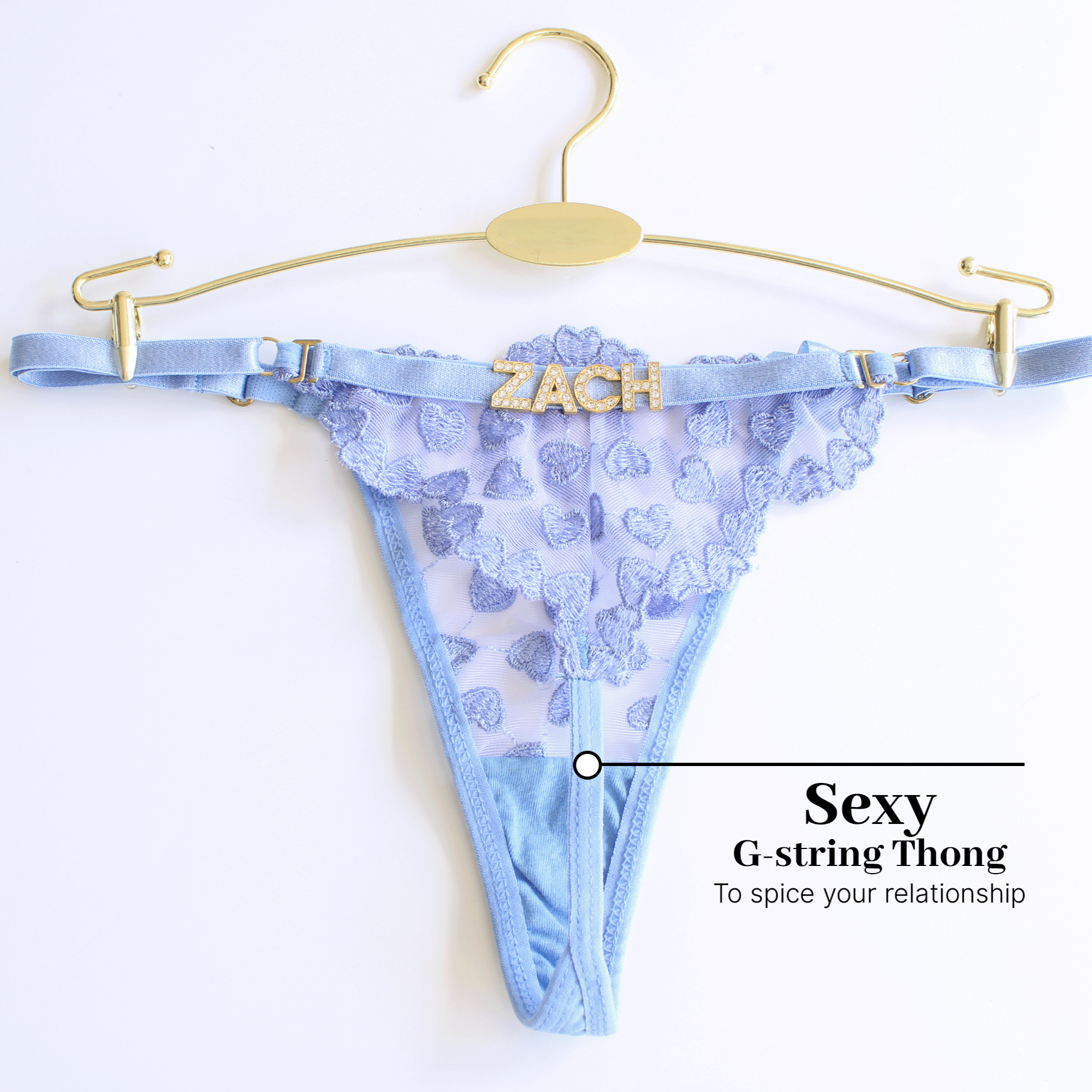 Custom Thong-Heart Shaped Thong