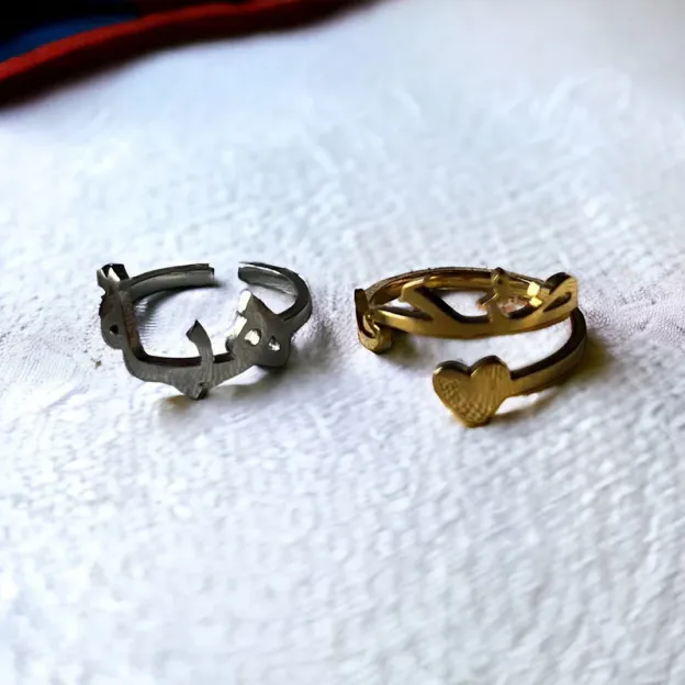 CUSTOM NAME RING (ADJUSTABLE/ONE SIZE)