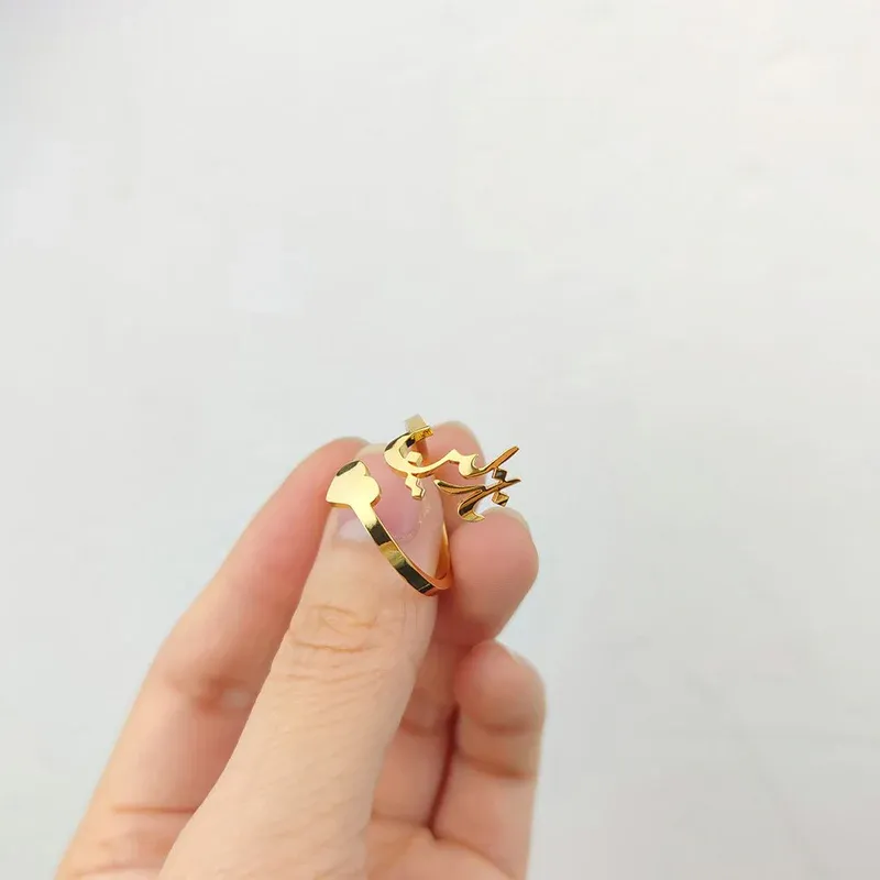 CUSTOM NAME RING (ADJUSTABLE/ONE SIZE)