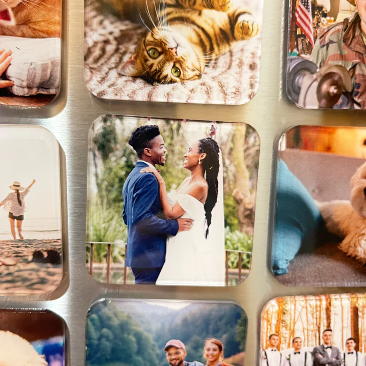 Custom Square Photo Magnets