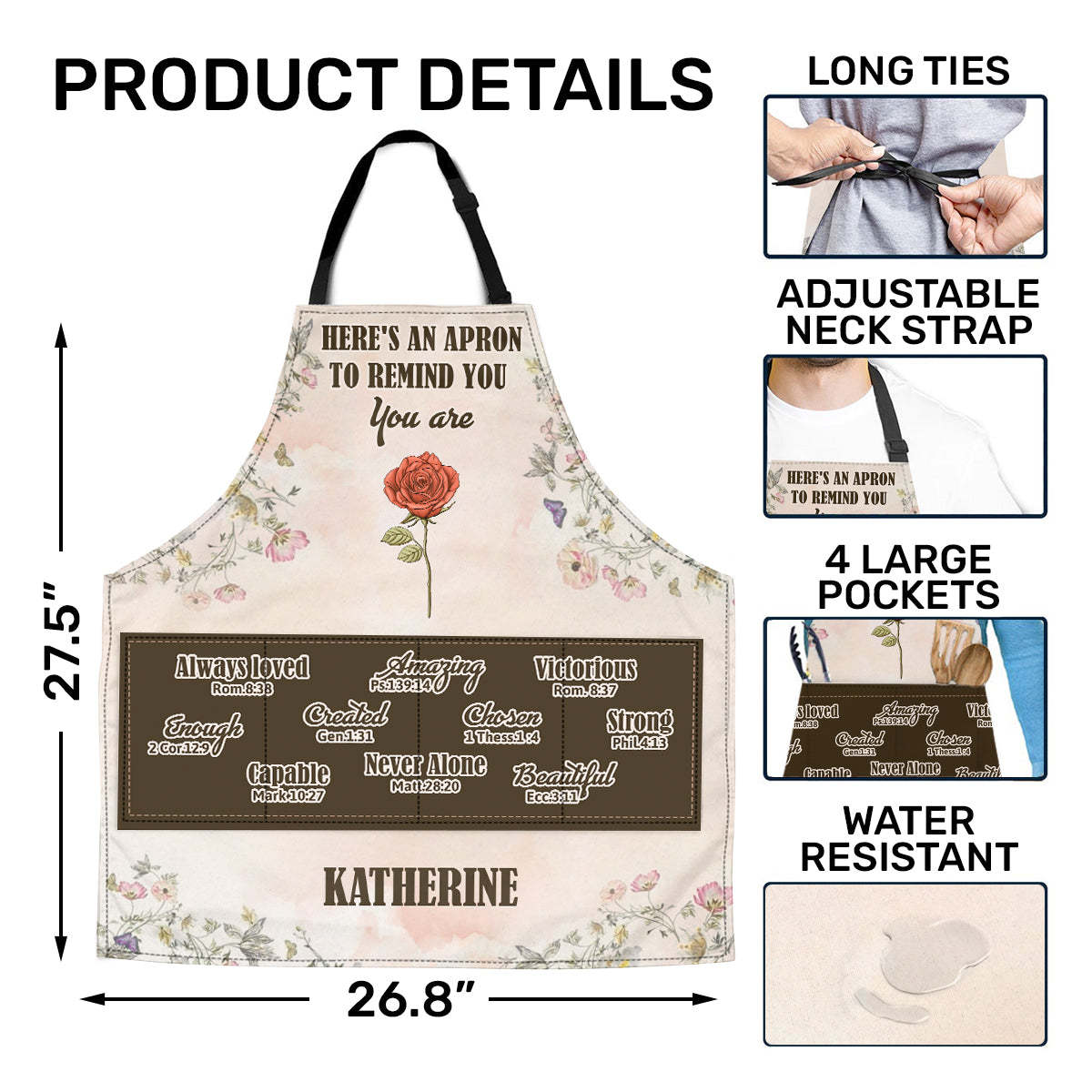 Here is an apron to remind you | Personalized aprons