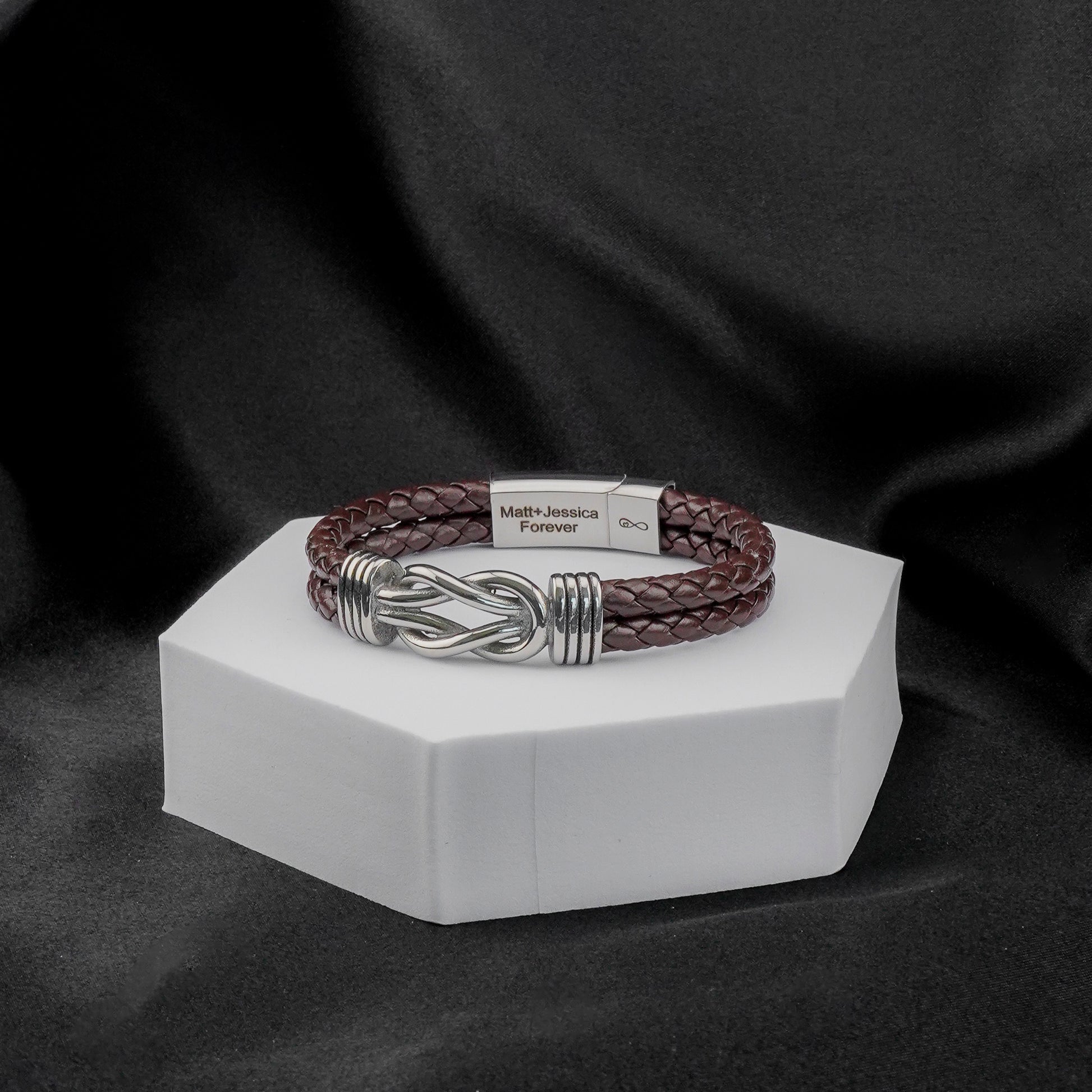 "To My Man"Forever Tied In Love Bracelet Set