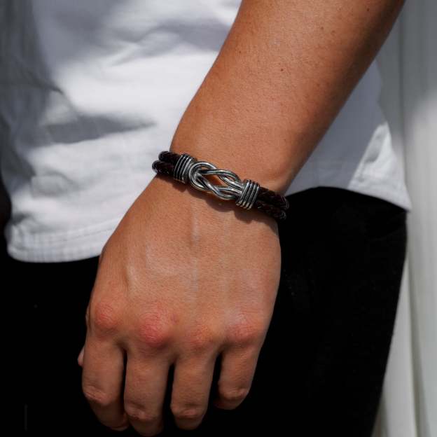 "To My Man"Forever Tied In Love Bracelet Set