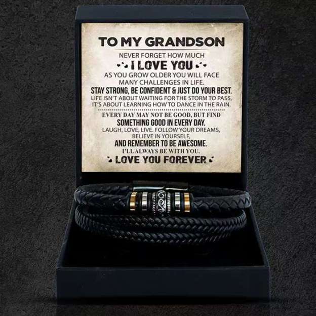"To My Grandson - I Love You Forever"