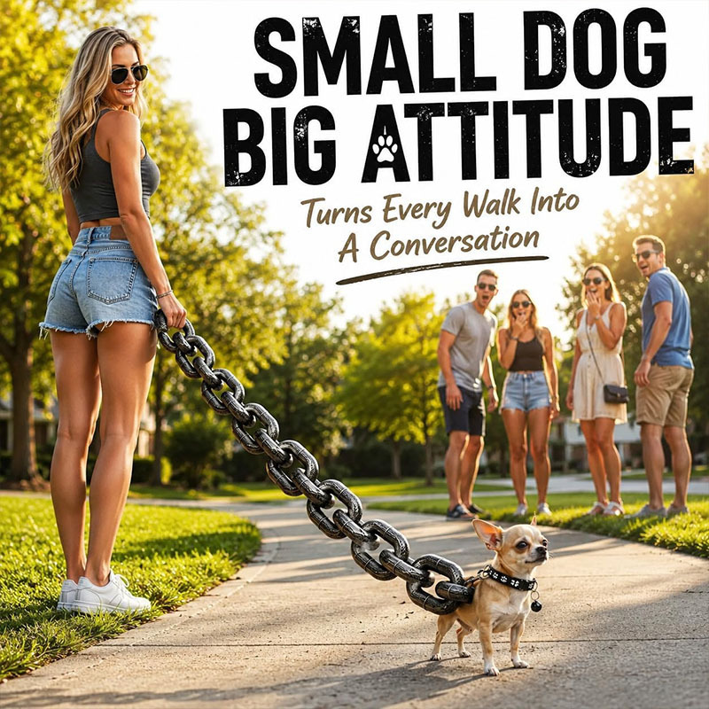 Realistic Giant Chain-Style Leash