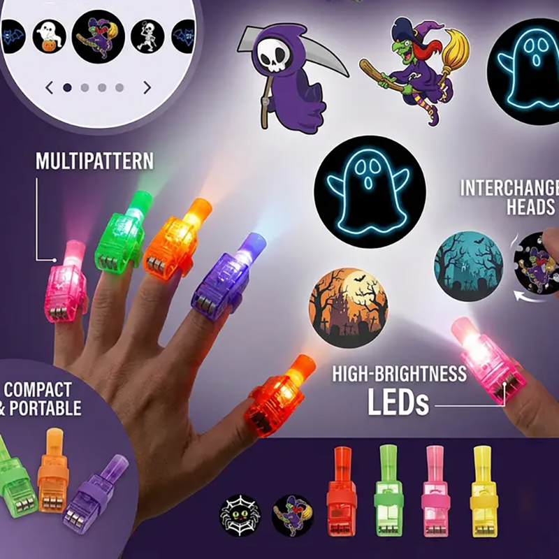 Halloween finger lights