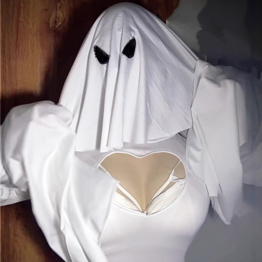 Hollow Halloween Uniform Dress
