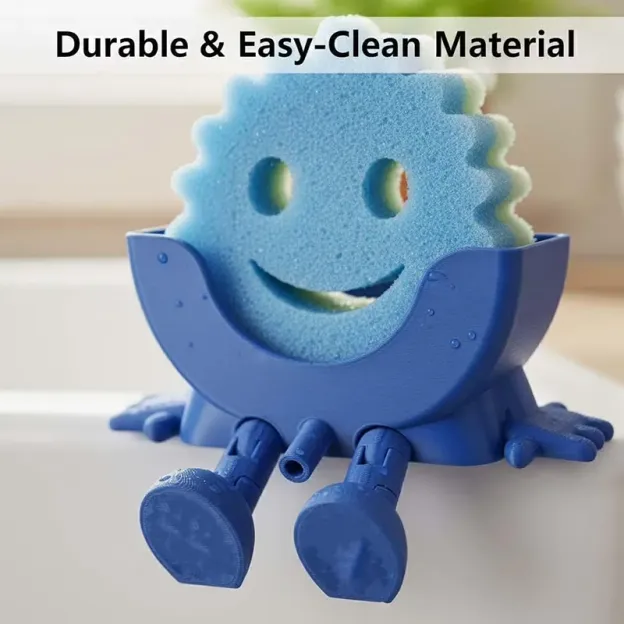 Fun 3D Printed Sponge Drain Rack