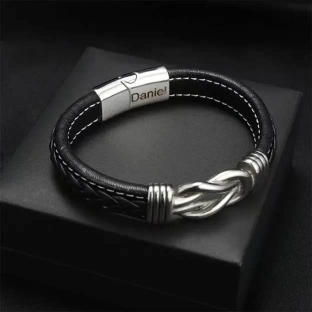 Infinity Knot Bracelet Gift for Husband