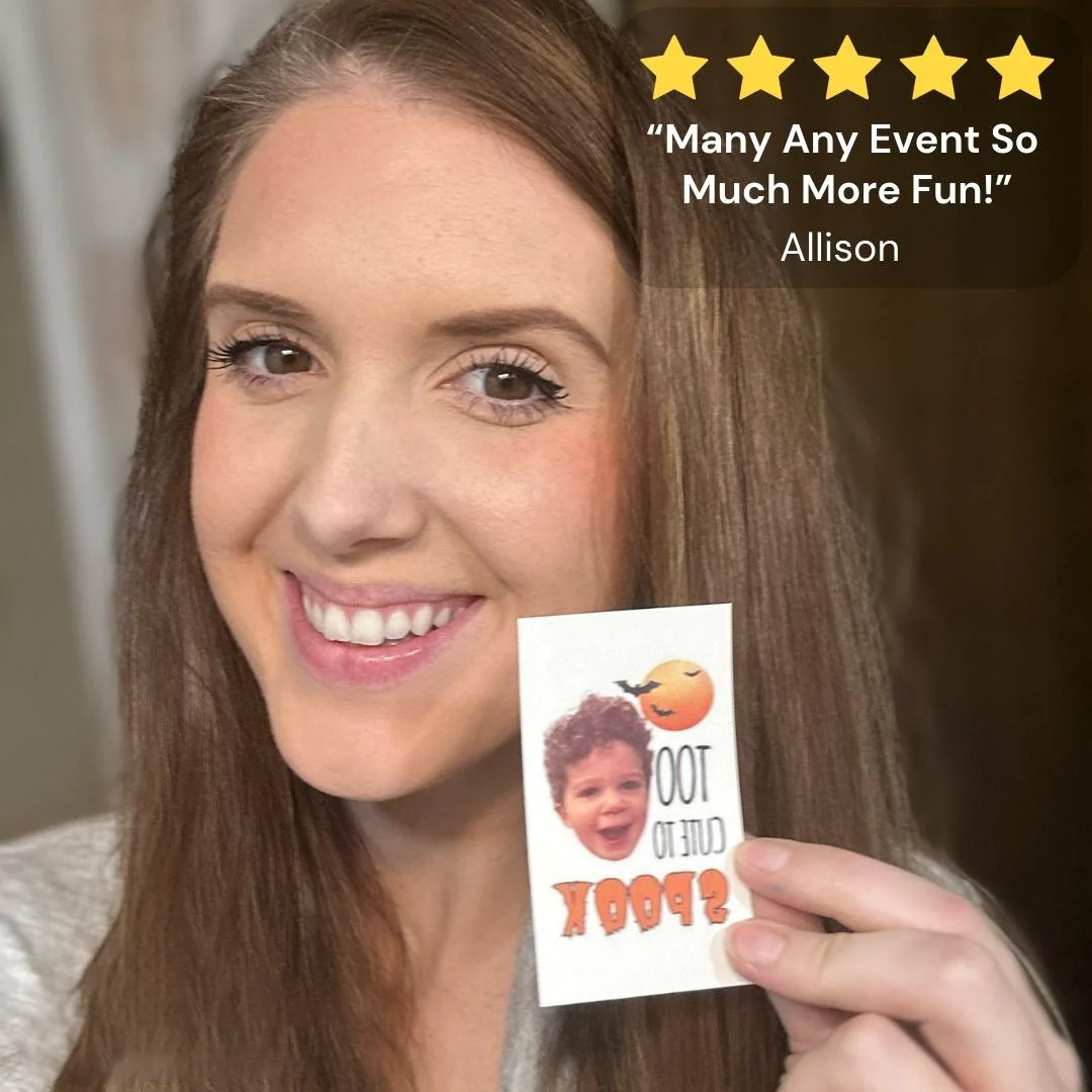 Custom Photo Face Temporary Tattoo