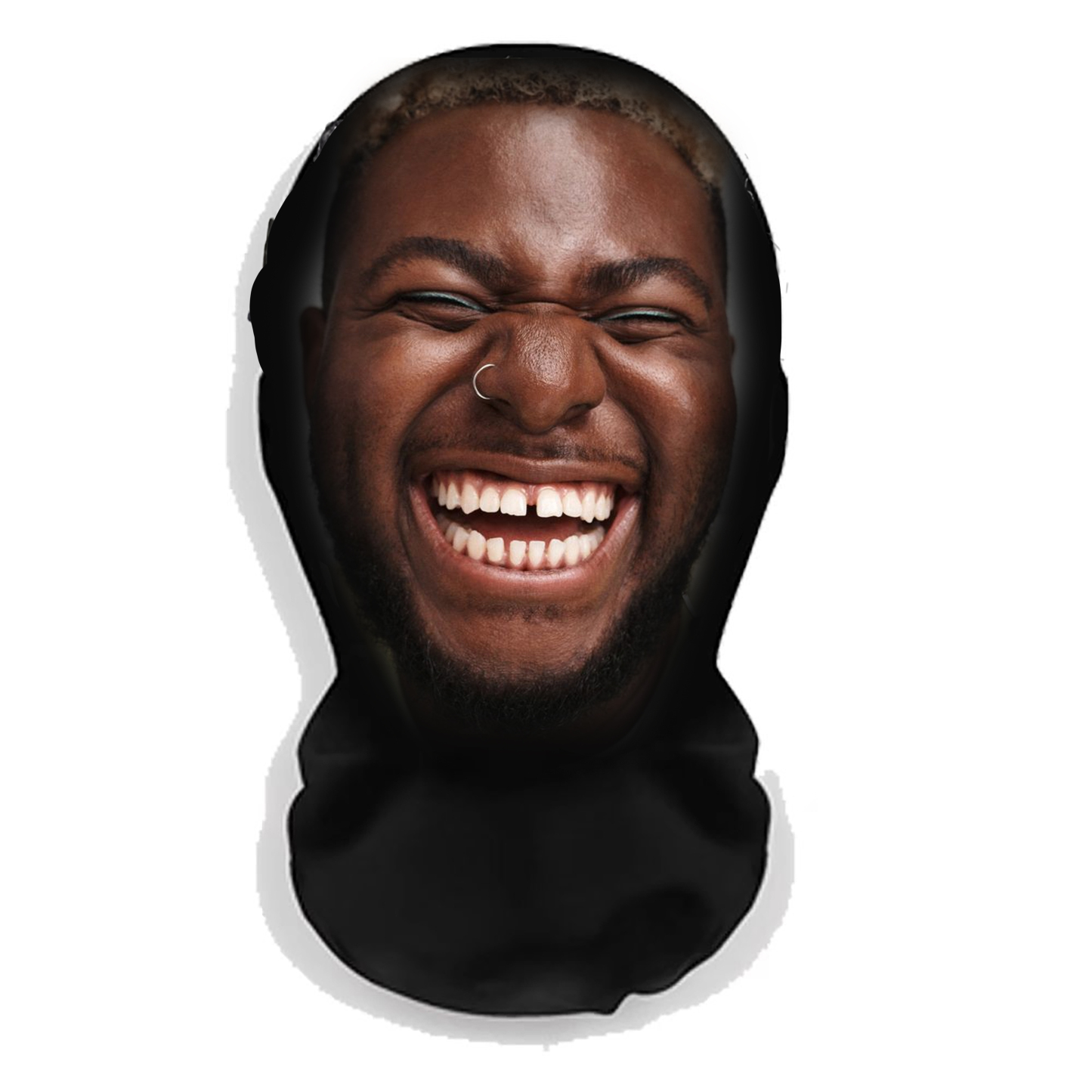 Vollgesichtsmaske 3D-Simulation im gleichen Stil, individuelle Anpassung