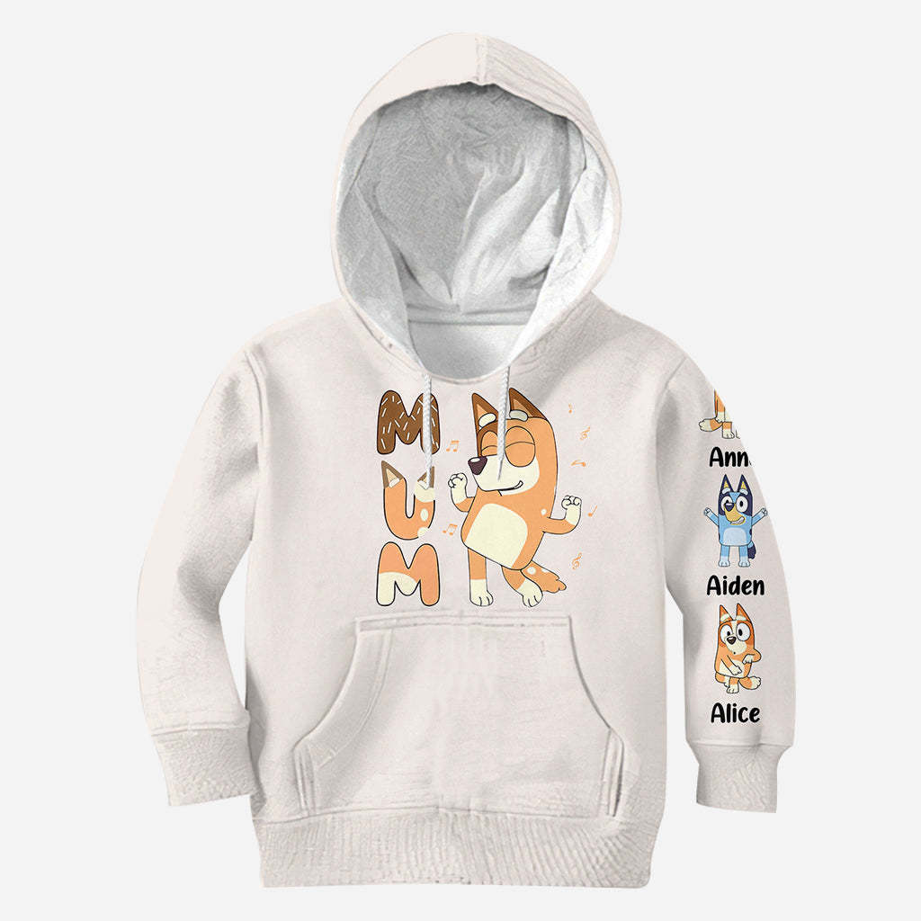 Cool Mum Dad Aunt Uncle Nana Grandpa Custom Title And Kids - Personalized All Over Shirt