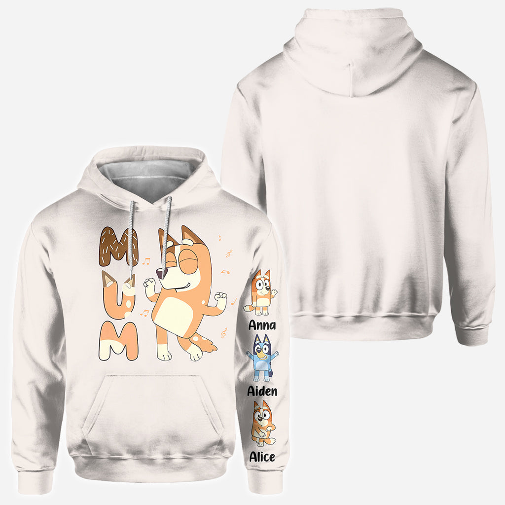 Cool Mum Dad Aunt Uncle Nana Grandpa Custom Title And Kids - Personali