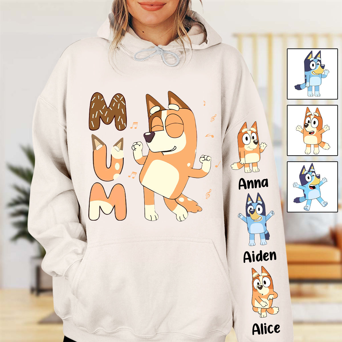 Cool Mum Dad Aunt Uncle Nana Grandpa Custom Title And Kids - Personalized All Over Shirt