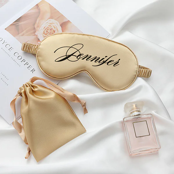 Personalized Satin Eye Mask with Name